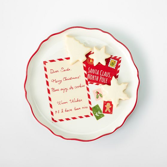Cookies for Santa Ceramic Plate