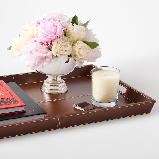 Manhattan Leather Large Rectangle Tray