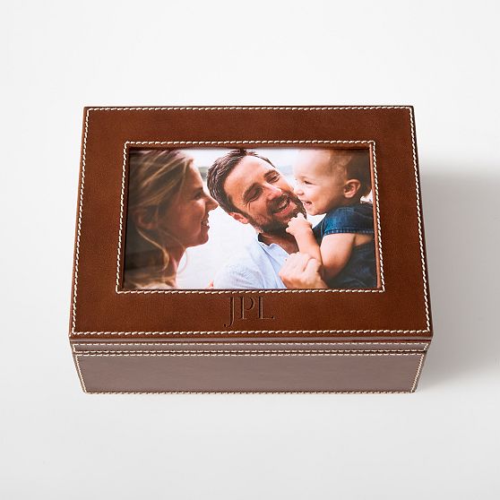 Manhattan Leather Photo Valet Box