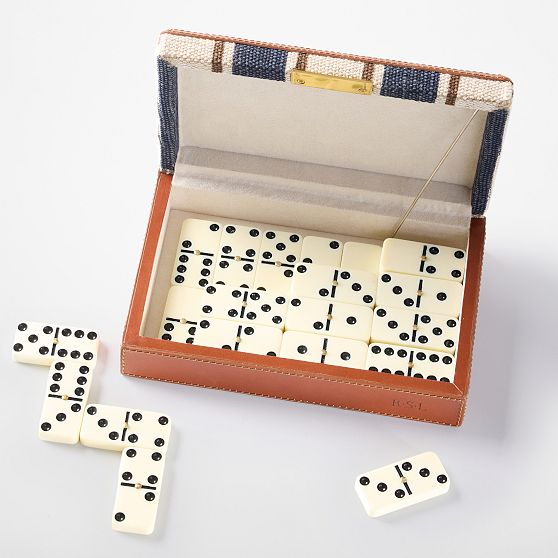 Striped Jute Domino Set
