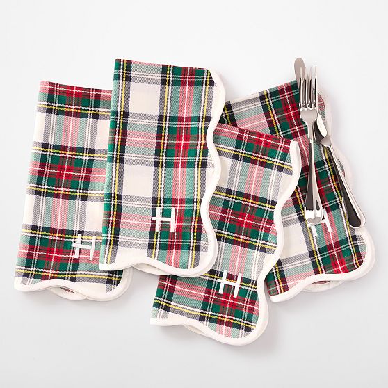 Tartan Plaid Napkins, Set of 4