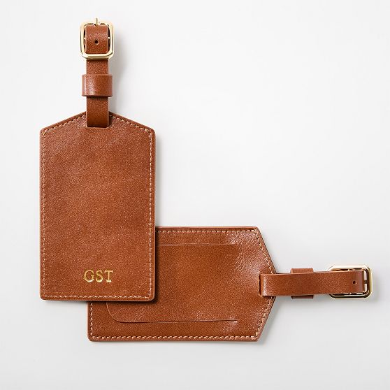 Graham Leather Luggage Tag &amp; Passport Case Set
