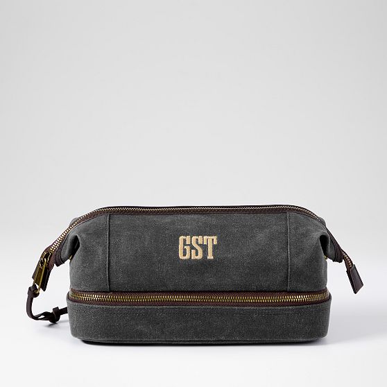 Jack Waxed Canvas Travel Pouch