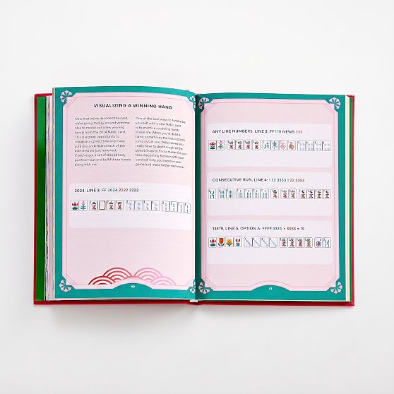 Leather-Bound &ldquo;Play Mahjong!&rdquo; Book