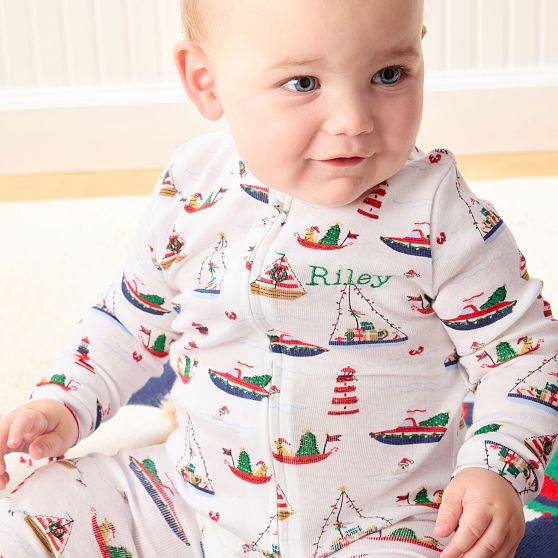Baby One-Piece Holiday Pajamas