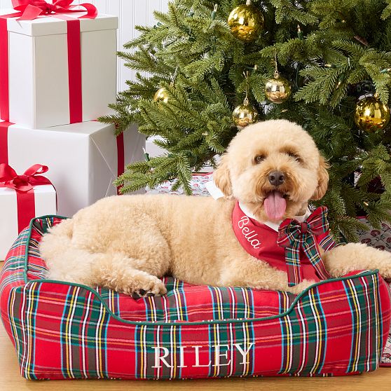 Holiday Deluxe Dog Bed Lounger