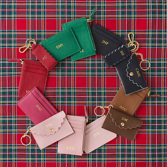 Leather Zip Card Case