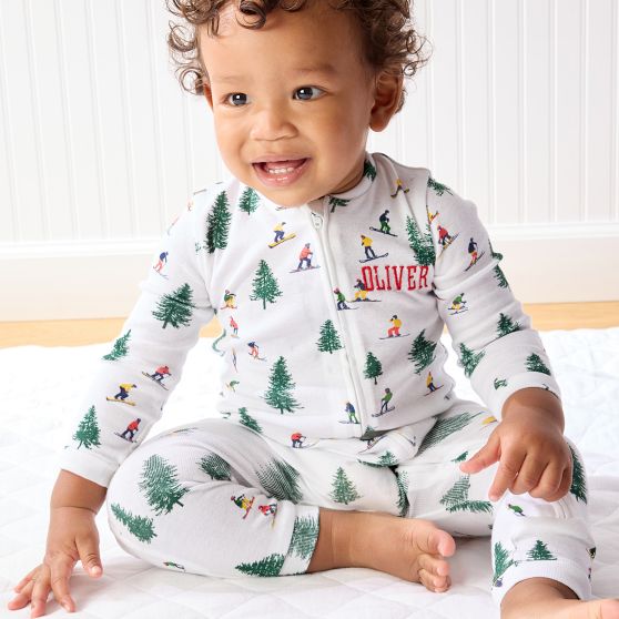 Baby One-Piece Holiday Pajamas