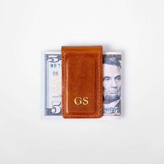 Marco Italian Leather Magnetic Money Clip