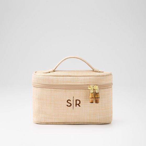 Bamboo Zip Vanity Case