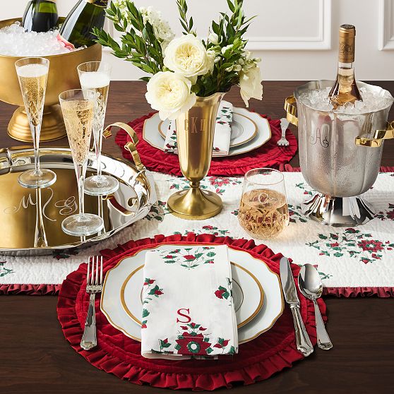 Ribbon Handle Serving Tray