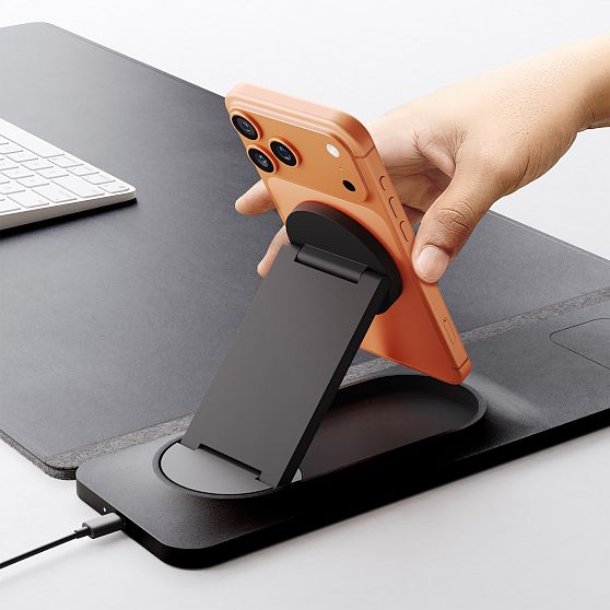 Journey Wireless Charging Desk Mat with Phone Stand