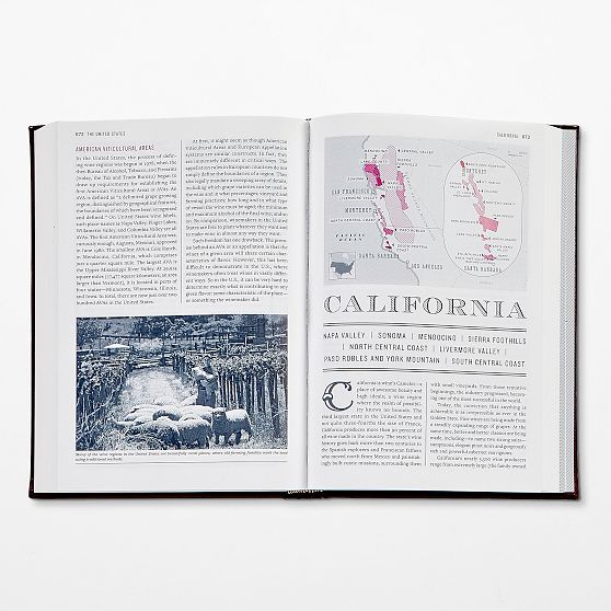 Leather-Bound &ldquo;The Wine Bible&rdquo; Book
