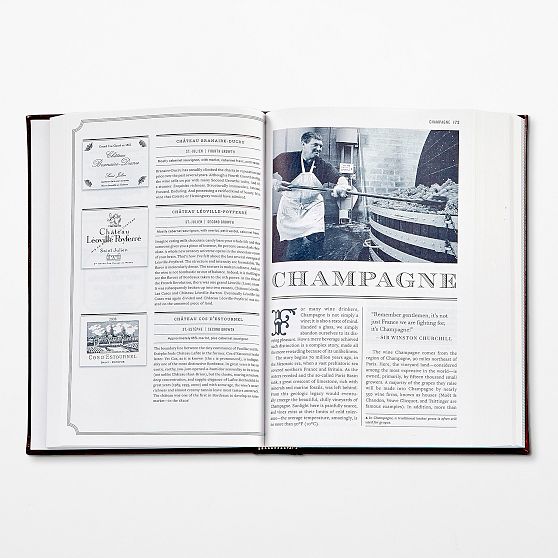 Leather-Bound &ldquo;The Wine Bible&rdquo; Book