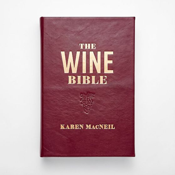 Leather-Bound &ldquo;The Wine Bible&rdquo; Book