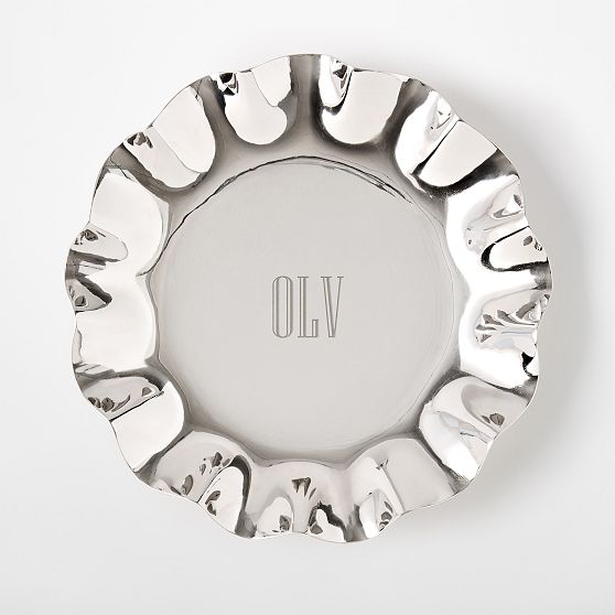 Silver Ruffle Catchall