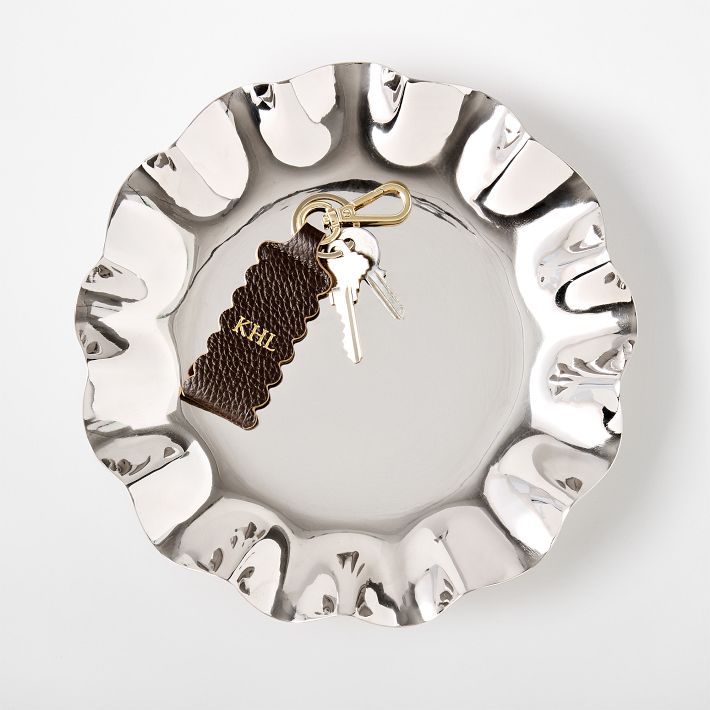 Silver Ruffle Catchall - Large