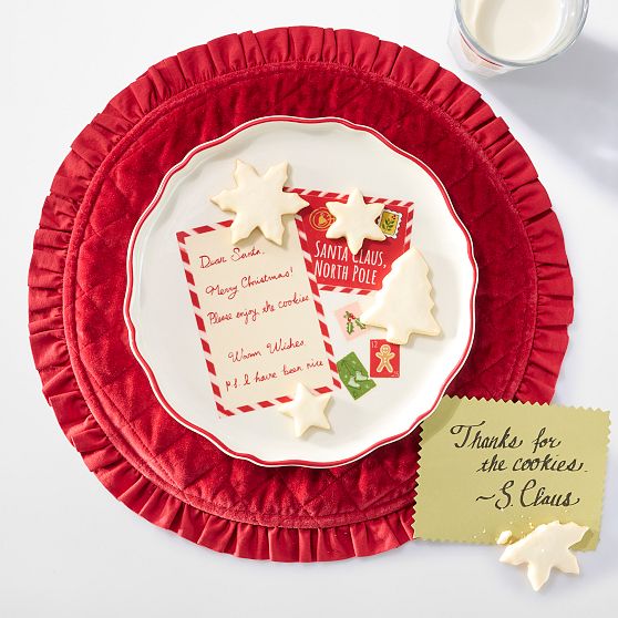 Cookies for Santa Ceramic Plate