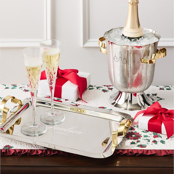 Ribbon Handle Serving Tray