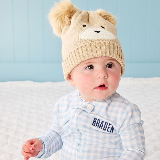 Baby &amp; Toddler Knit Teddy Bear Hat