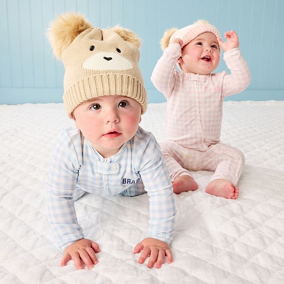 Baby &amp; Toddler Knit Teddy Bear Hat