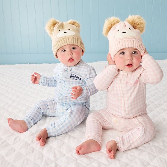 Baby &amp; Toddler Knit Teddy Bear Hat