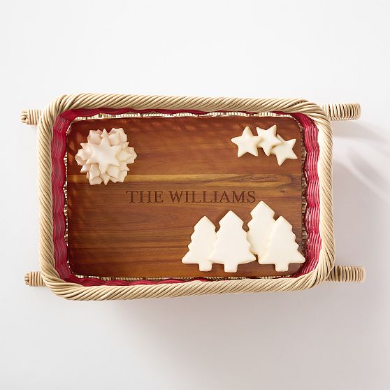Holiday Sleigh Serving Basket