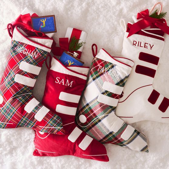 Ski Boot Stocking Holiday Decor | Mark and Graham