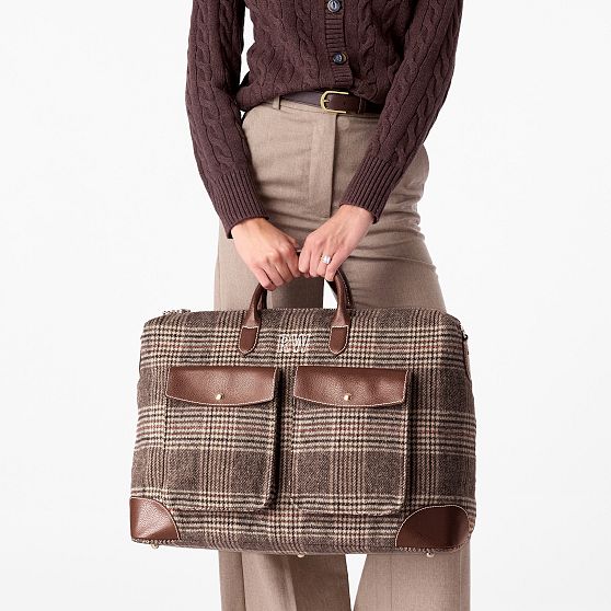 Sutton Plaid Weekender with Pockets
