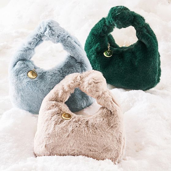 Italian Faux Fur Party Bag