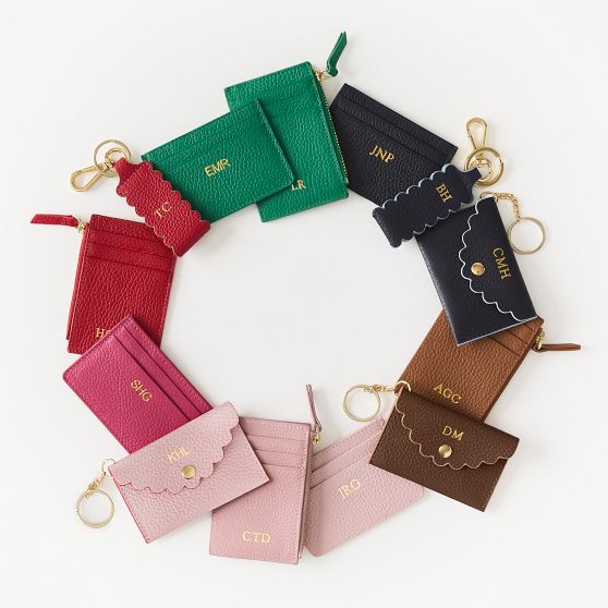 Leather Zip Card Case