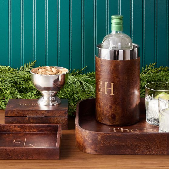 Burlwood Serving Tray