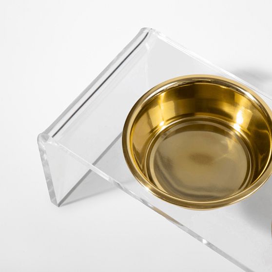 Hiddin Lucite Pet Feeder