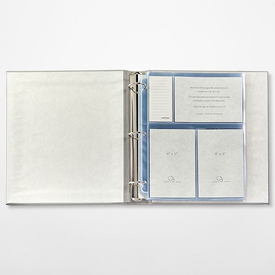Leather Ring-Bound Photo Album