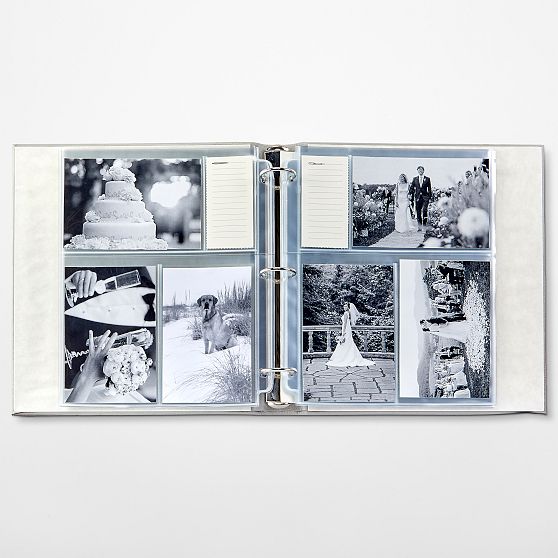 Leather Ring-Bound Photo Album