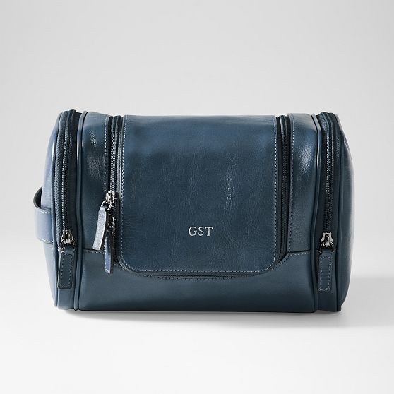 Graham Leather Hanging Toiletry Bag