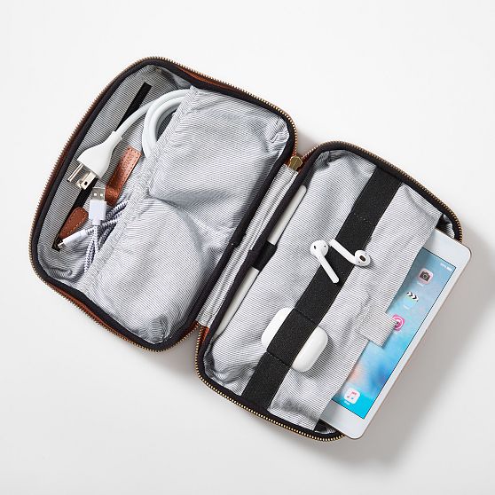 Leather Tech Pouch