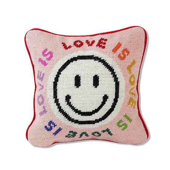 Needlepoint Accent Pillow