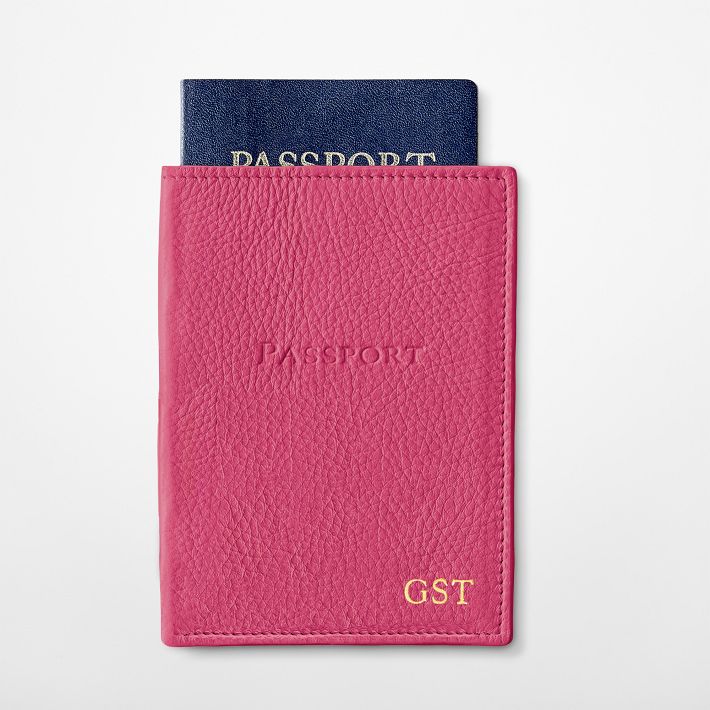 Leather Passport Case – Pebbled Leather Travel | Mark and Graham
