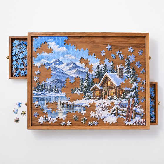 Wood Puzzle Board