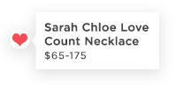 Sarah Chloe Love Count™ Necklace