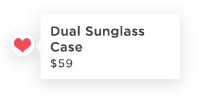 Dual Sunglass Case
