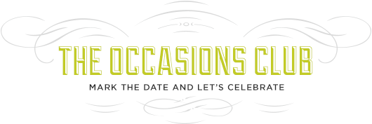 The Occasions Club: Mark the date and let's celebrate