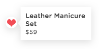 Leather Manicure Set