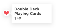 Double Deck Playing Cards
