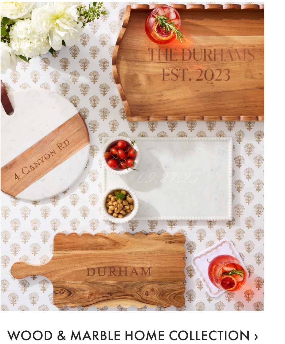 Shop Wood & Marble Home Collection >