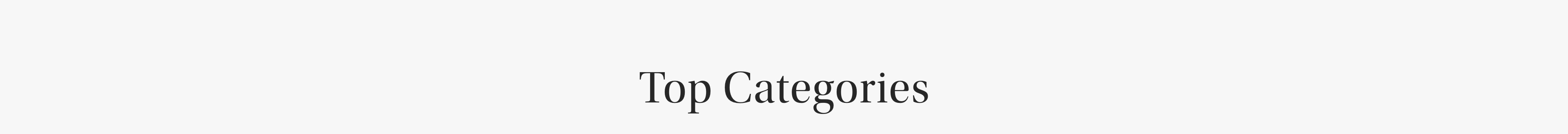 Top Categories