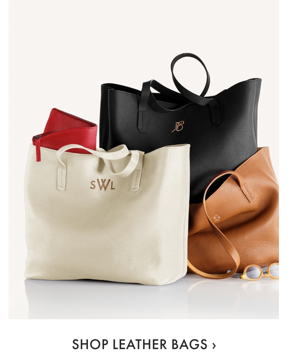 Shop Leather Bags >