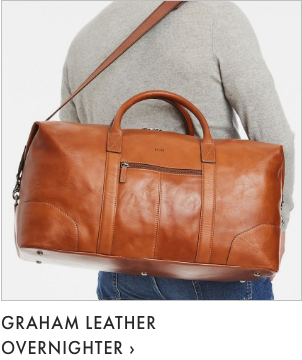 Graham Leather Overnighter >