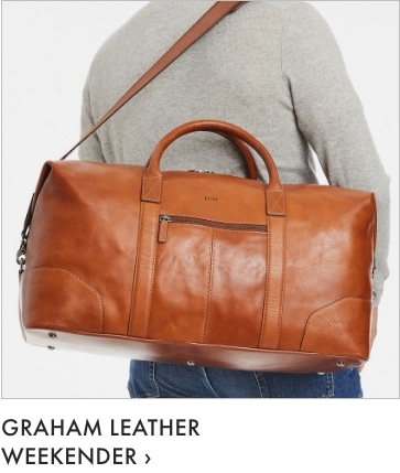 Graham Leather Overnighter >